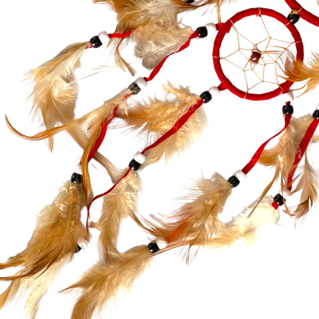 Gipsy Bohemian Dromenvanger - Indian Red 2 425-Gipsy-Bohemian-Dromenvanger-Indian-Red V - closeup 2