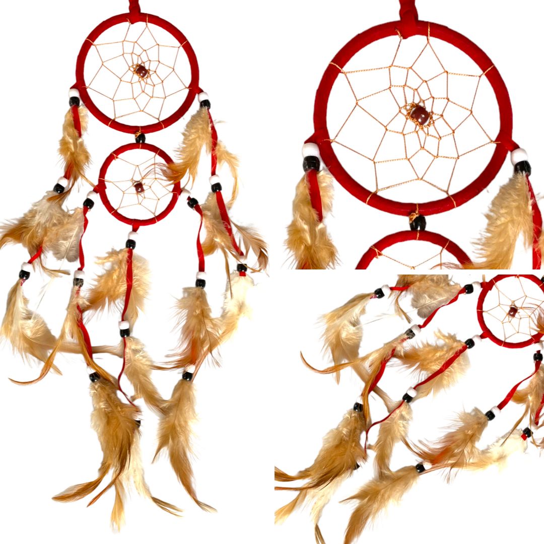 Gipsy Bohemian Dromenvanger - Indian Red 4 425-Gipsy-Bohemian-Dromenvanger-Indian-Red V - drieluik