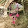 Dromenvanger Roze Spiegel & Schelpjes - Pink Shell 6 529 dromenvanger spiegel schelp pink shell 1