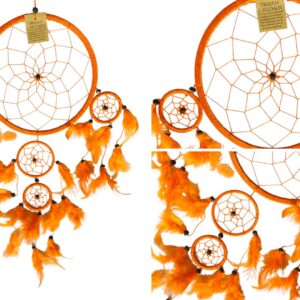 Dromenvanger XL - Oranje 5 rings 22 cm x 60 cm - Bengel 7 616 drieluik