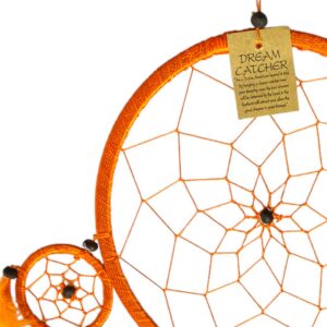 Dromenvanger XL - Oranje 5 rings 22 cm x 60 cm - Bengel 5 616 dromenvanger oranje - Bengel - 22cm - glanzend V2 CLOSEUP