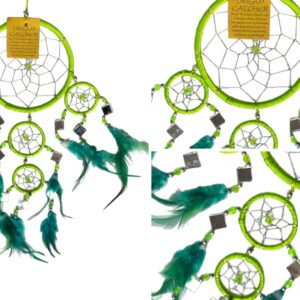 Dromenvanger Groen Glanzend met spiegeltjes - Fris Junior 7 527 drieluik