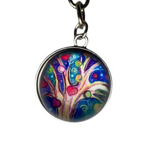 358 sleutelhanger bol - tree of life - full color 2