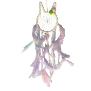 762 dromenvanger fluweel Creme poes - kat